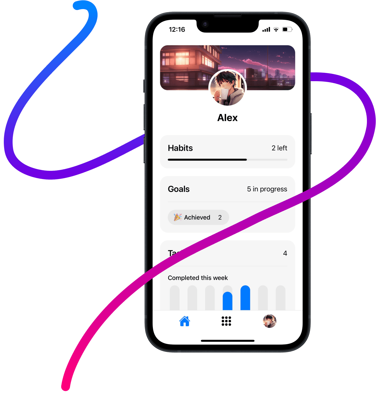 showcase image for the app